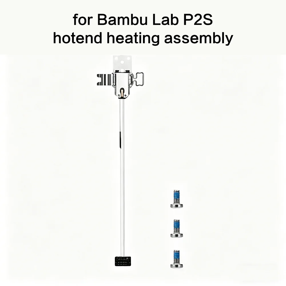 XCR3D For BambuLab Heating Assembly for P2S Hotend Heating Assembly 80W Bambu Lab Accessories P2 Series 3D Printer Parts