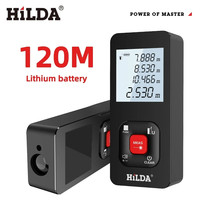 HILDA 120M Laser Rangefinder Distance Meter Rangefinder Laser Tape Range Finder Building лазерный дальномер 50M 100M 120M