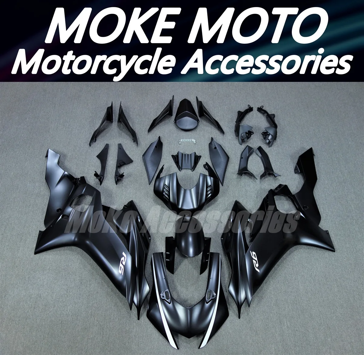 

Fairings Kit Fit For Yzf R6 2017 2018 2019 2020 2021 2022 2023 Bodywork Set High Quality Abs Injection New Matte Black White