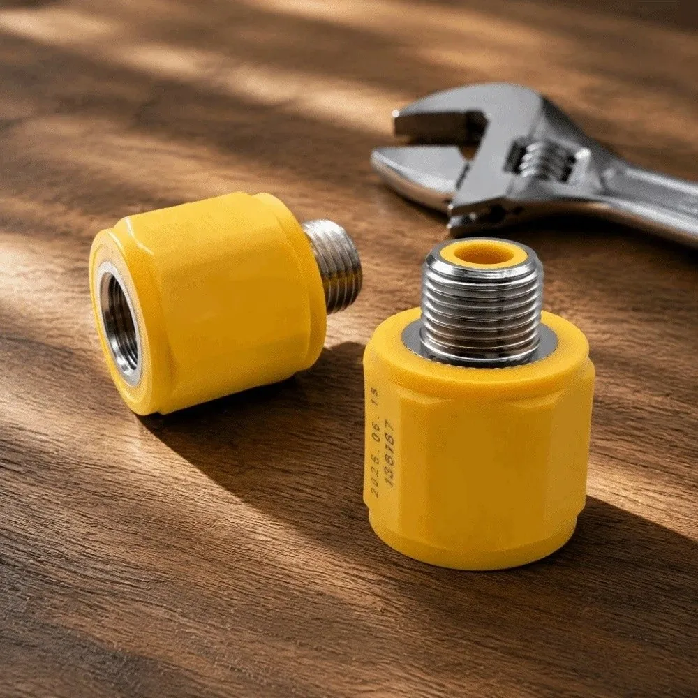 Stainless Steel Gas Connector Heavy-Duty Solid Brass Gas Joint Insulation Joint Quick Connect Dielectric Union Natural Gas