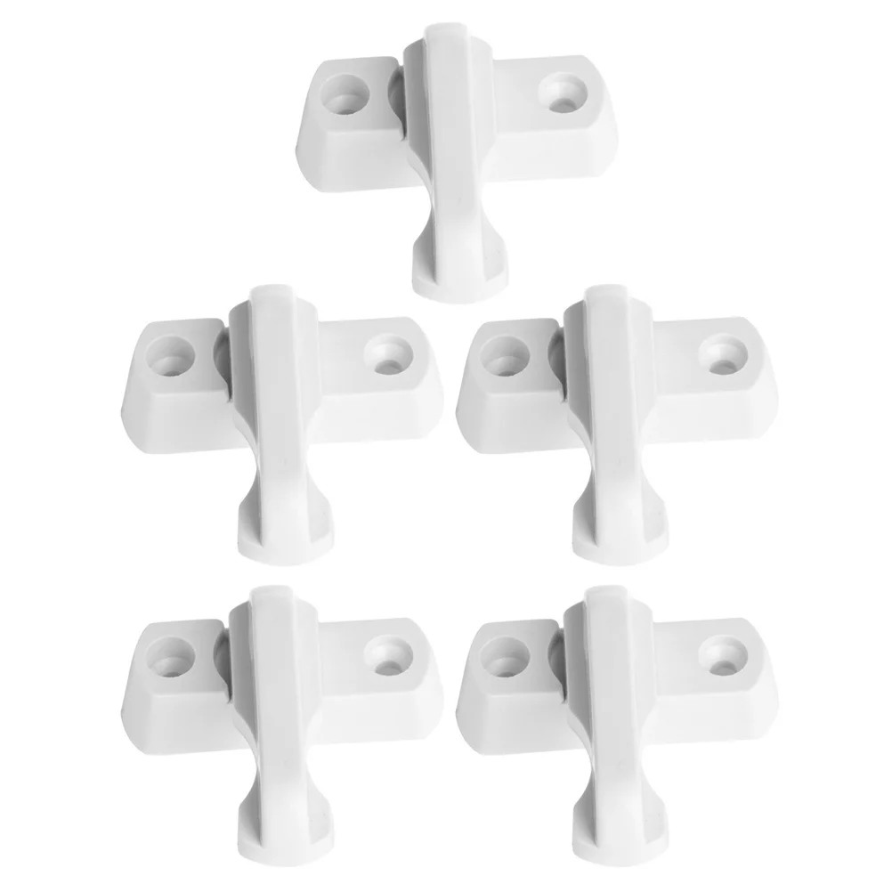 

5Pcs T-Shape Window Locks Proof Strong Universal Easy Use Safety Limiting Restrictor Window Locks Proof