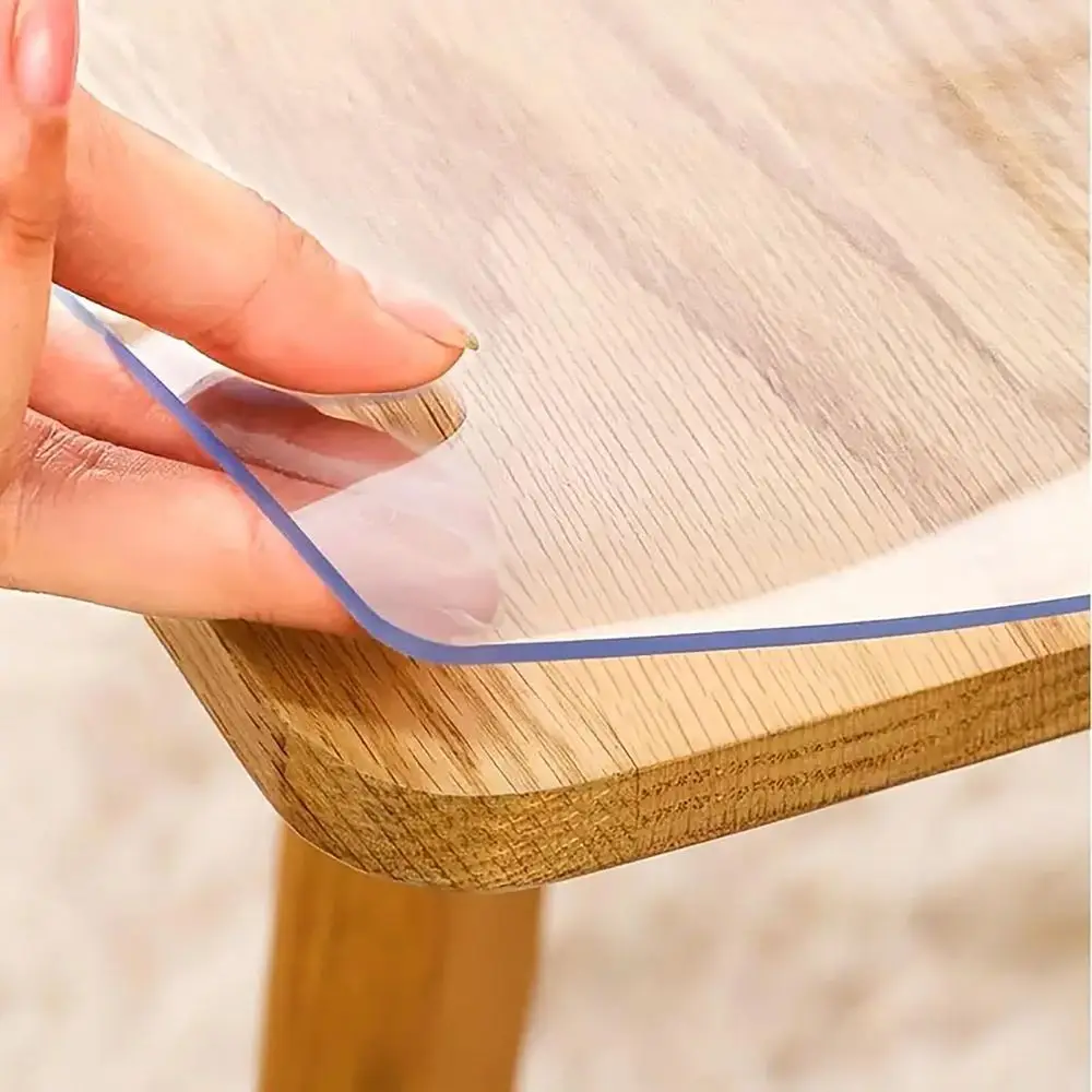 

Защитная пленка для стола 30x58 см, прозрачная, из ПВХ, для офисного стола, коврик для мебели, стекла, обеденного стола, планшета