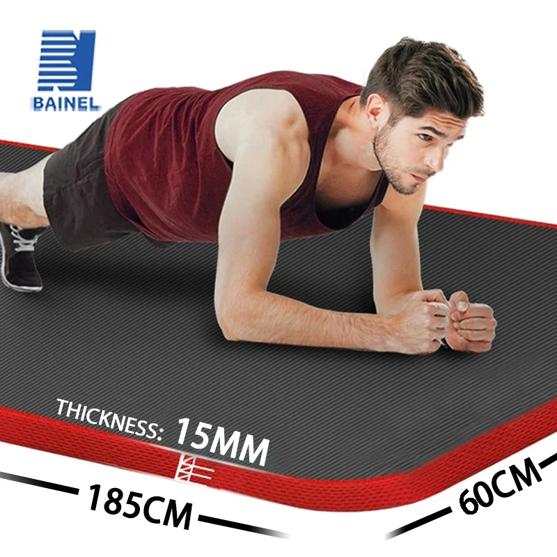 Yoga Mat Meditation Mat for Fitness Pilates Exercise At Home Gymnastics Thick Equipment Body Building Sports Nonslip