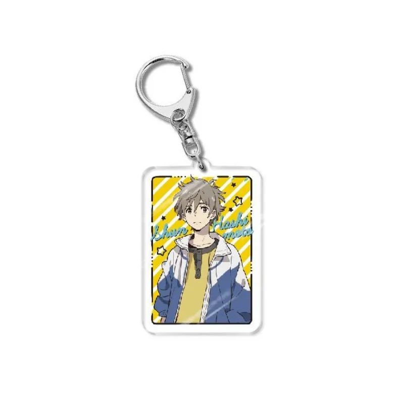 Anime Seaside Umibe No Etranger Keychain Hashimoto Shun Chibana Mio Couple Cosplay Cartoon Key Chain For Women Men Jewelry Gifts