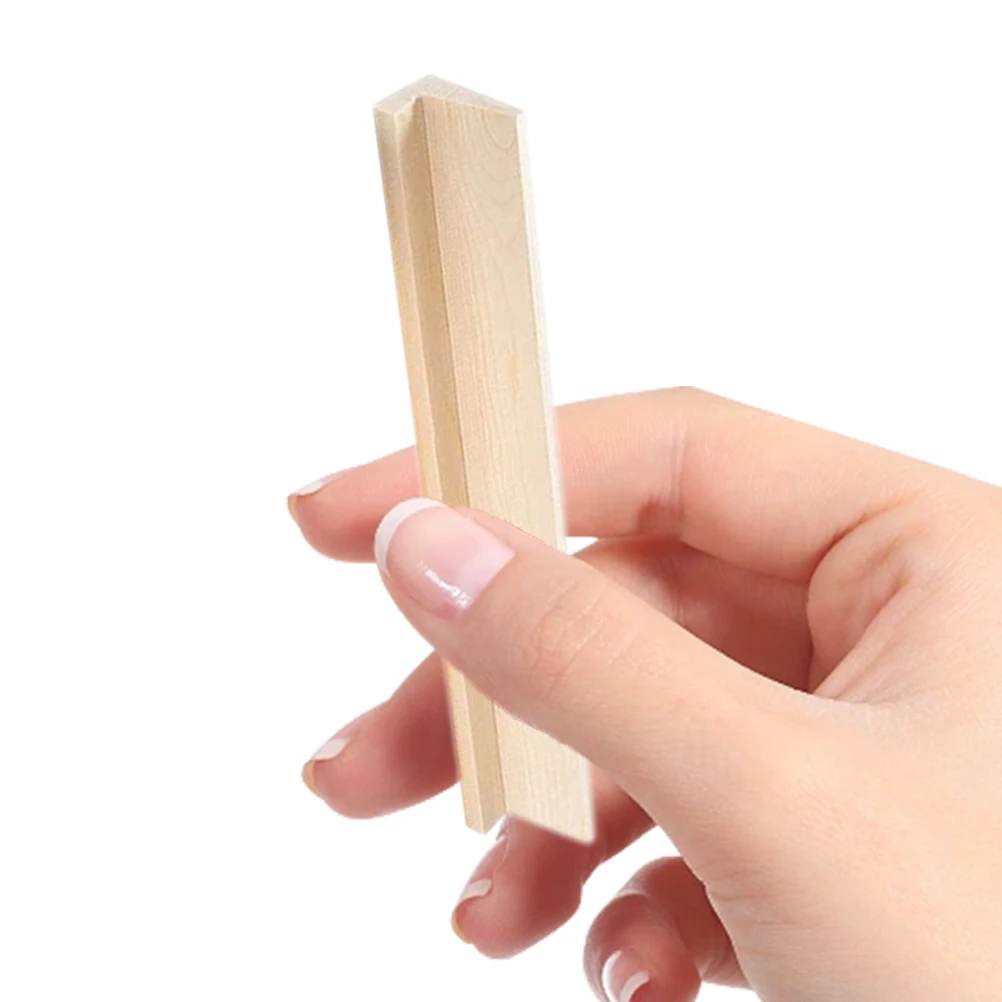 6pcs Wooden Tray Multi-Function Displaying Holder Stable Base For Domino Game Desktop Domino Bases Diy Supply Smooth