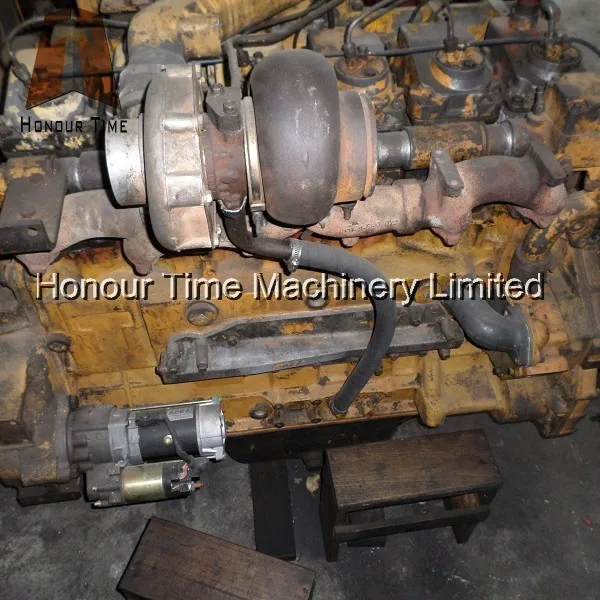 Conjunto de motor diésel para excavadora diésel 6D125-3 usada Conjunto de motor
