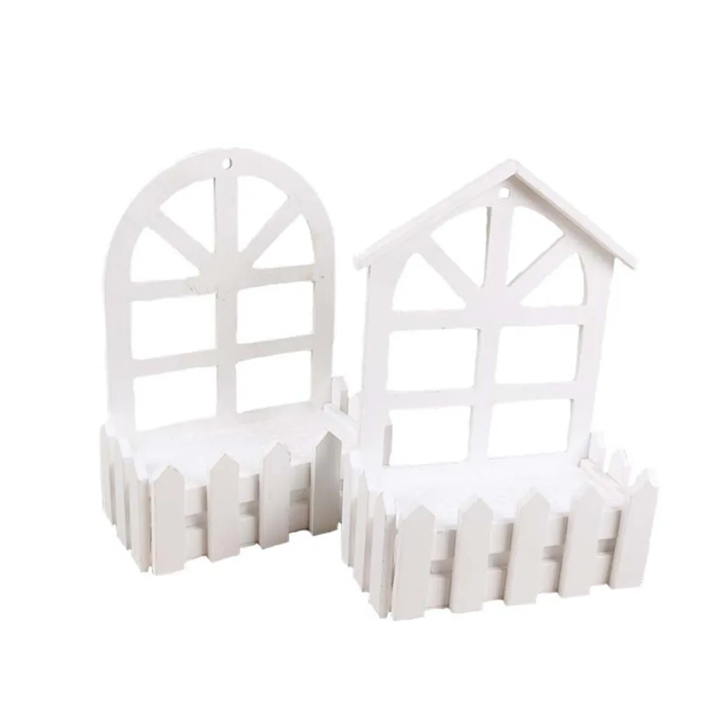 Planter Fence Baskets Three-dimensional Wall Pendant Outdoor Decor for Patio Flower