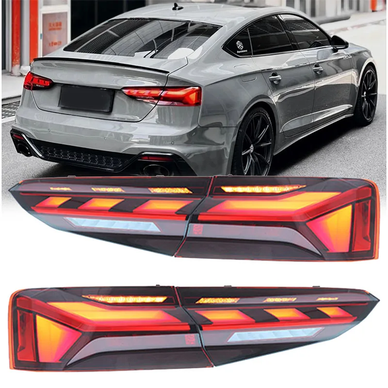 

LED Tail Light Assembly Audi A5 RS5 Taillight 2017-2020 Dynamic Scanning Taillamp LED Brake DRL Rear Tail Light Car Accessories