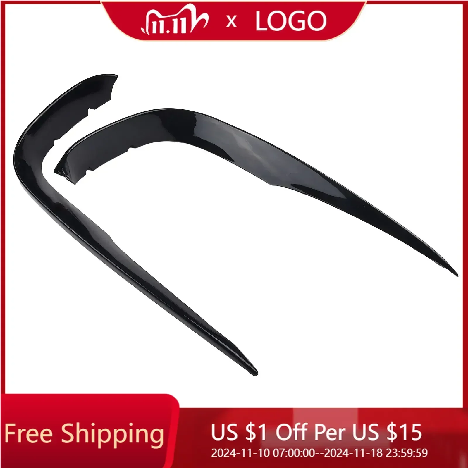 メルセデスベンツ車用の光沢のあるブラックトリム,カスタムフィット,フロントバンパー,リップスプリッター,車の外観を向上