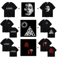 Personnalisé 100% coton imprimé T-shirts hommes mode à manches courtes col rond t-shirt femmes personnalité Streetwear t-shirt hauts Camiseta 2