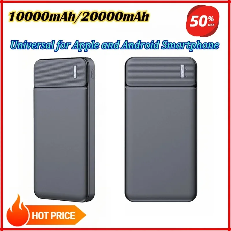 

10000mAh/20000mAh Power Bank Portable Super Fast Charging External Battery High Capacity USB Port Powerbank For iPhone Android