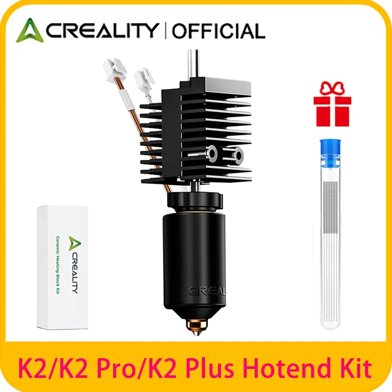 Creality Offizielles K2/K2 Pro/K2 Plus Hotend-Kit, Upgrade-Set für Keramik-Heizblock, Vollmetall-Integriertes Hotend-Teil für 3D-Drucker – Detail 1