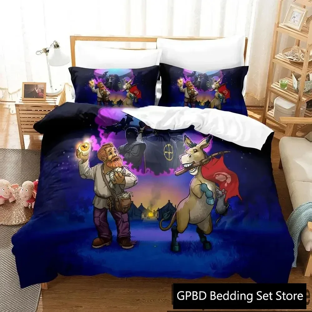 

Game Graveyard Keeper Bedding Set Boys Girls Twin Queen King Size Duvet Cover Pillowcase Bed boys Adult Home Textileextile