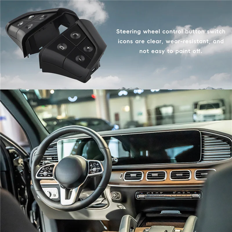 

АВТО для W164 W245 W251 GL350 ML350 R280 B180 B200 B300 Кнопки управления переключателем на руле, 1 пара в упаковке