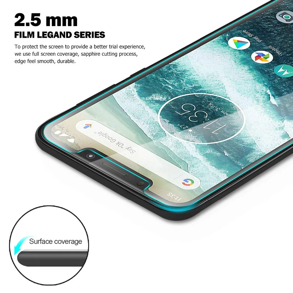 9H Tempered Glass For Motorola Moto One P30 Play Protective Film Screen Protector For Moto One Power P30 note Protective Film