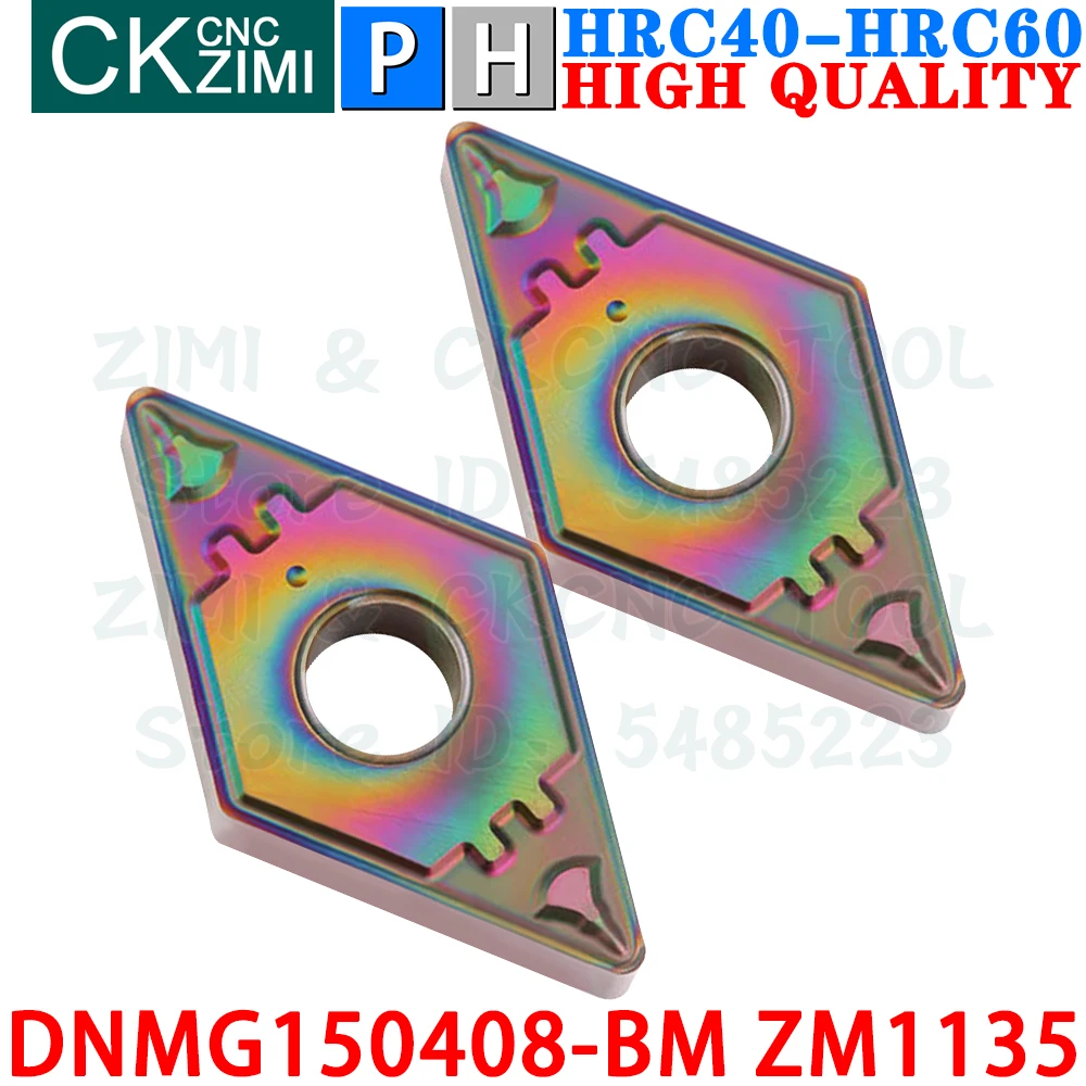 DNMG150408-BM ZM1135 DNMG432 BM Carbide Insert External Turning Insert Tool DNMG 1504 CNC Metal Lathe Cutter Tool Hardened steel