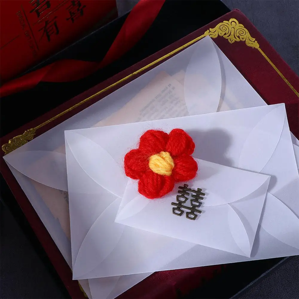 

Packing Invitation For Letter White Vintage For Card Semi-transparent Paper Envelopes For DIY Sulfuric Acid Paper Envelopes