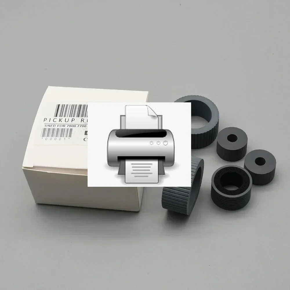 1SETS Brake Pick Roller Tire for Fujitsu fi-7600 fi-7700 fi-7700S / fi7600 fi7700 fi7700S PA03740-K010 PA03740-K011