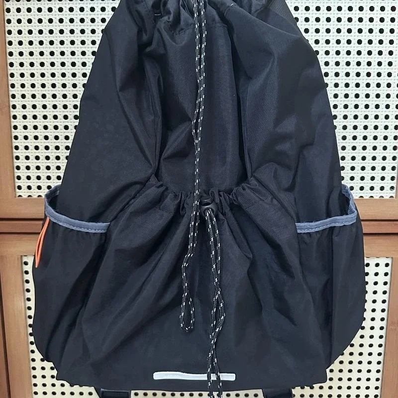 Drawstring Korean Vintage Students Schoolbags Trendy Casual All Match Preppy High-capacity Sports Simple Travel Bags