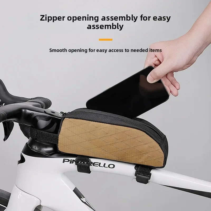 

Eslnf Велосипедная сумка Дорожная сумка для велосипеда с сумкой-трубкой Водонепроницаемая сумка для велосипеда с верхней трубкой для горных и шоссейных велосипедов Оборудование для верховой езды