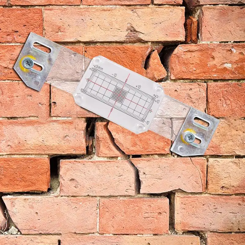 Linestorm Corner Tell Tale Crack Monitor Crack Gauge For Crack Monitoring - Crack Width Building Inspection Measuring Tool