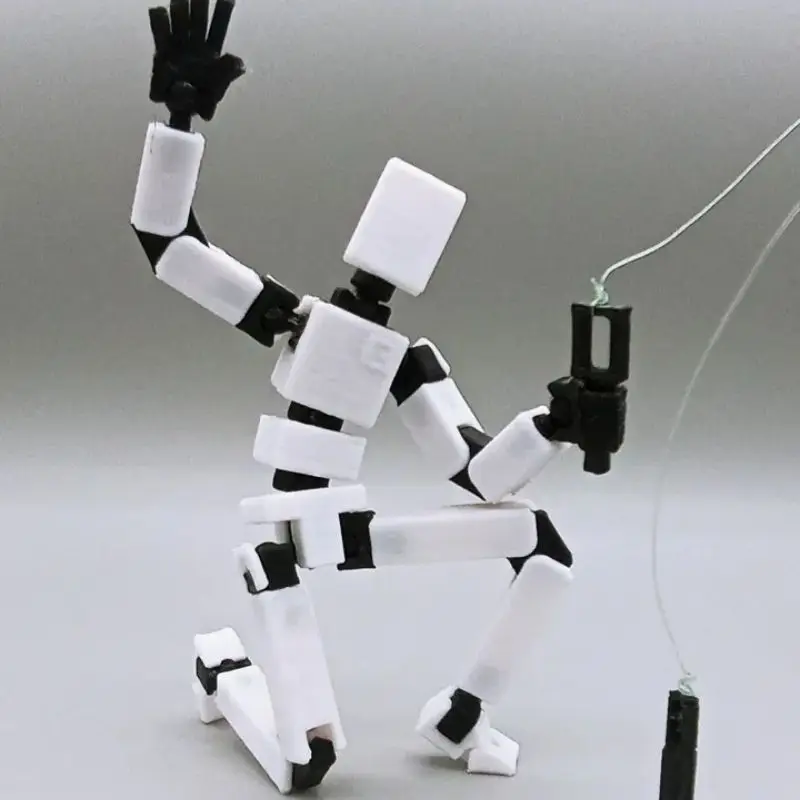 3D Printing Model Multi Joint Movable Posable Action Figures Model Modern Creative Room Home Desk Bedroom Decoration Gift