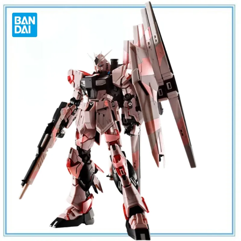 

BANDAI Authentic Spot goods Gundam Movie Collectible MG 1/100 Nu Gundam Char s Counterattack Version Anime Cartoon Gifts Toys