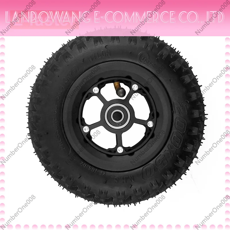 8 Inch Pneumatic Off-Road Tire with Hollow Aluminum Alloy Wheel for Electric Mountain Scooter