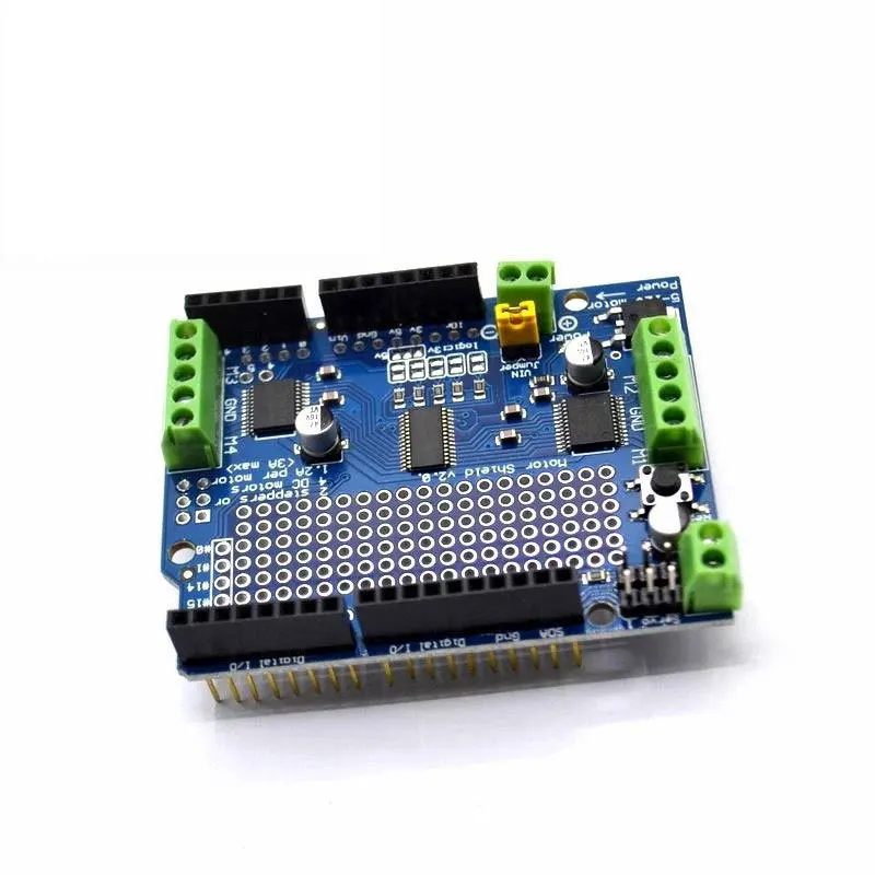 محرك/متدرج/Servo Shield v2 DC محرك متدرج ووحدة تشغيل مؤازرة لـ UNO