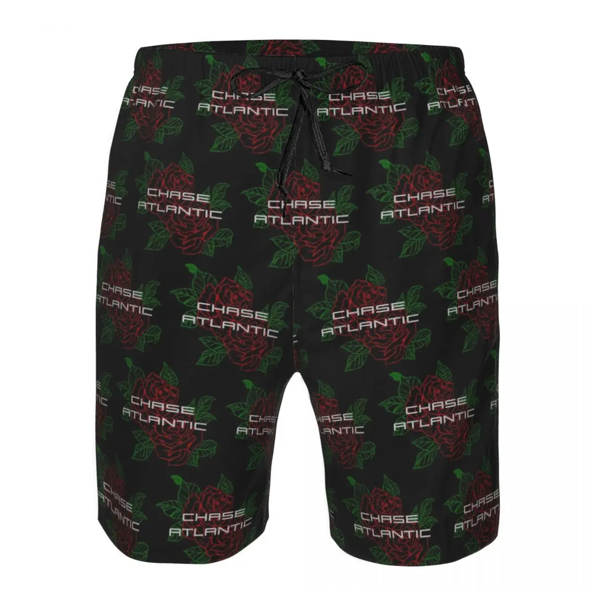 

Chase Atlantic Rose Logo Trunks Beach Board Shorts Casual Quick Dry Swim Summer Men Pants