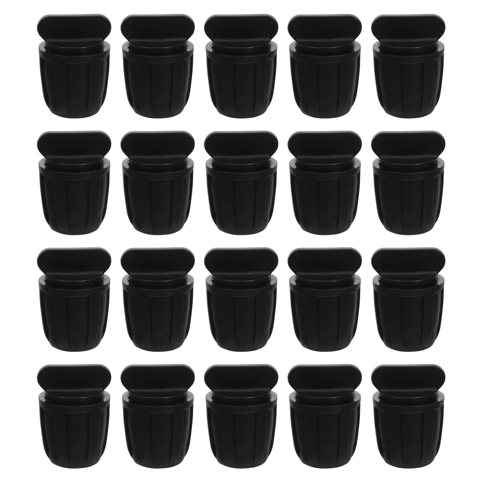 

20pcs 8/11Mm Garden Water Tube Hose Lock Plug With Plastic Inner Plugs Durable Pom Material Easy Install Secure Fixation For