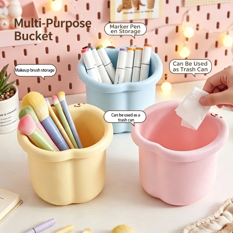 Small Item Desk Organizers, Fruit Pen Holders Cup with Open Top for Pen, Brushes, Clips and Daily Desktop Storage Use HX5E