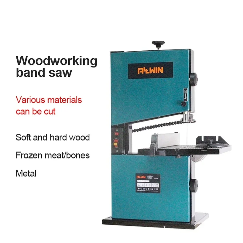 

220V 8 Inch Woodworking Band Saw Machine 9 inch Small Multifunctional Sawing Table Woodworking Jig Saw Metalworking