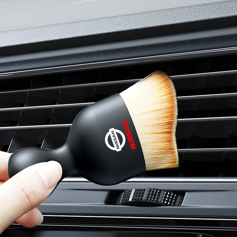 for Nissan X-trail Qashqai Note Juke Sentra Patrol Double-Faced Plush Car Cleaning Towel Car Interior Dust Sweeping Soft Brush view 6