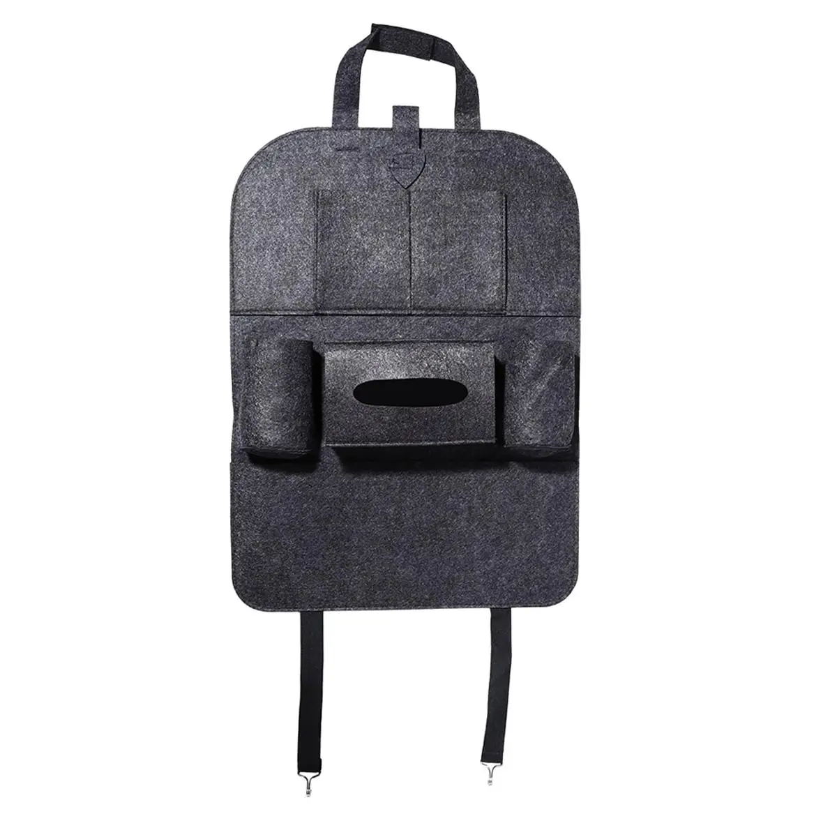 

Car Storage Bag Organizer Felt Material Large Capacity Backseat Kids Travel Bags Car Accessories Storage Solution