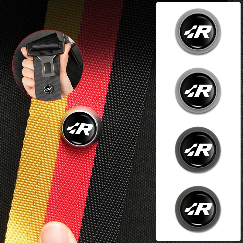 Limitador de cinturón de seguridad de coche, tapón de cinturón de seguridad de Metal, accesorios de Clip de hebilla para VW Golf Polo T5 Passat b6 Jetta Tiguan Scirocco Sagi