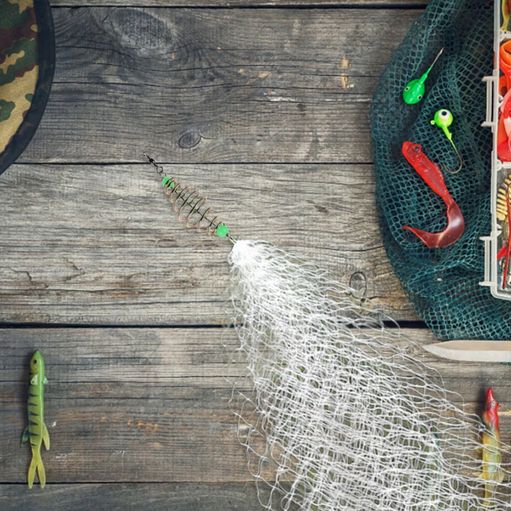 

5 Pcs Fishing Net Set Fishnets Catching Netting Cast Cage Supplies Iron Traps for Replacement