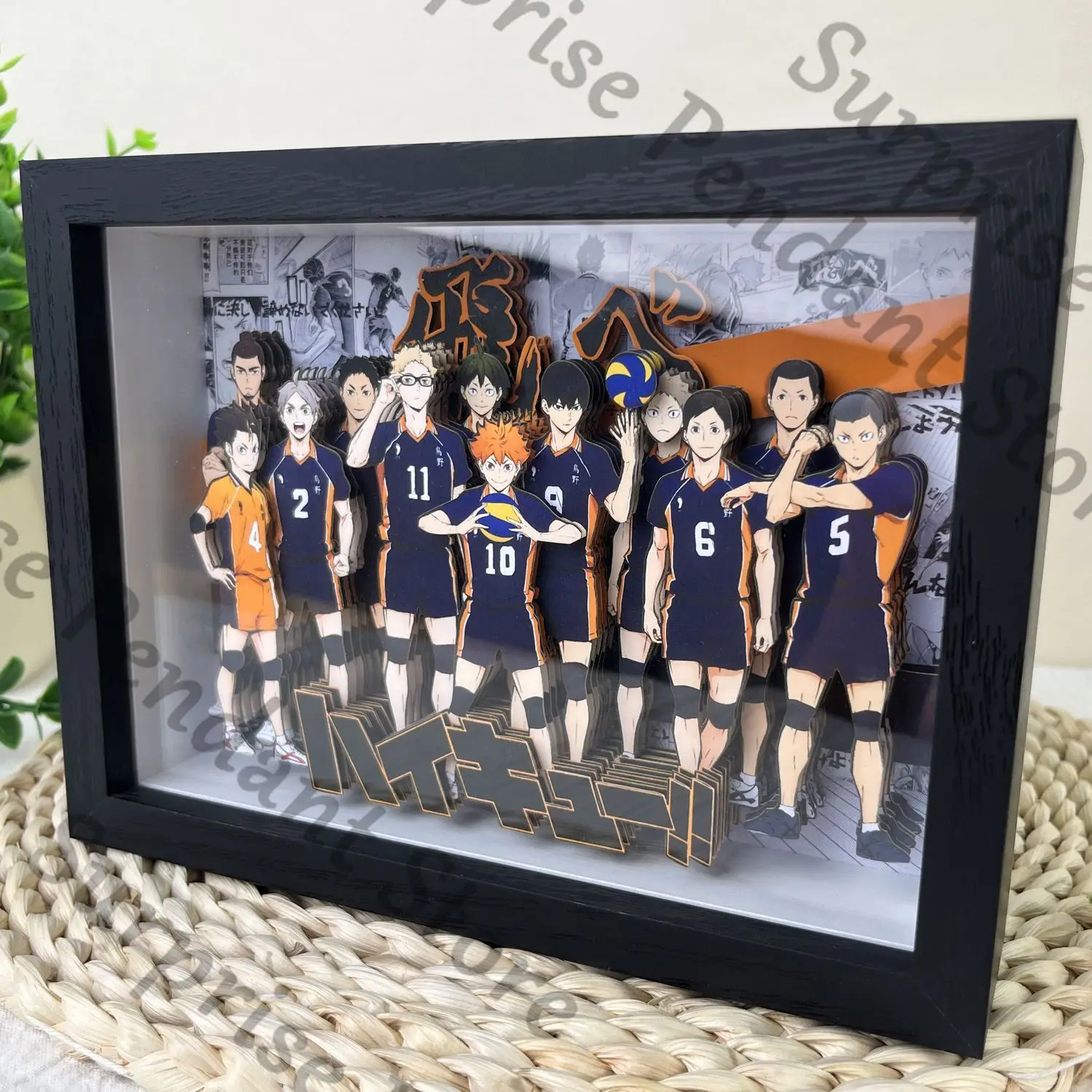 هايكيو!! أنيمي ambitus الأسرة صور استريو السيارات اليدوية نموذج هدية عيد ميلاد اللوحة الزخرفية Kozume Kenma