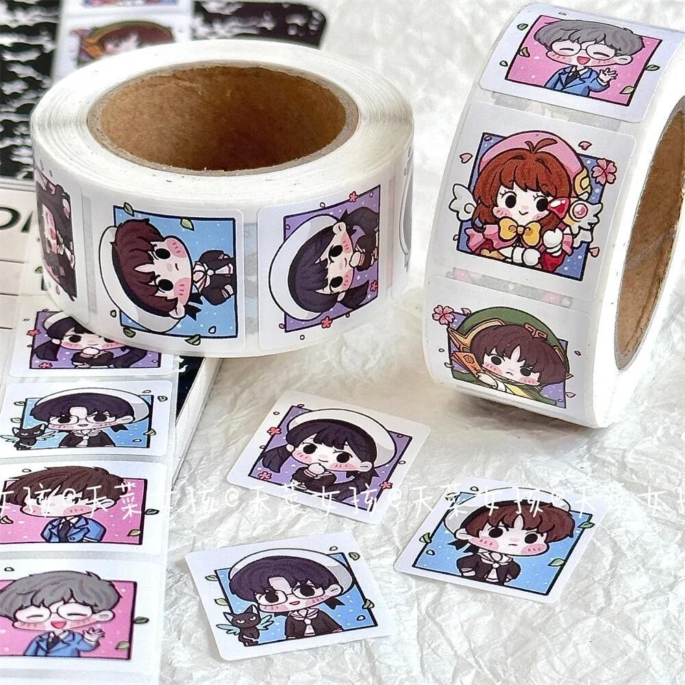 500pcs Cardcaptor Sakura Anime Stickers Kawaii LI SYAORAN Laptop Suitcase Skateboard Guitar Phone Cartoon Stickers Kid Gift Toys