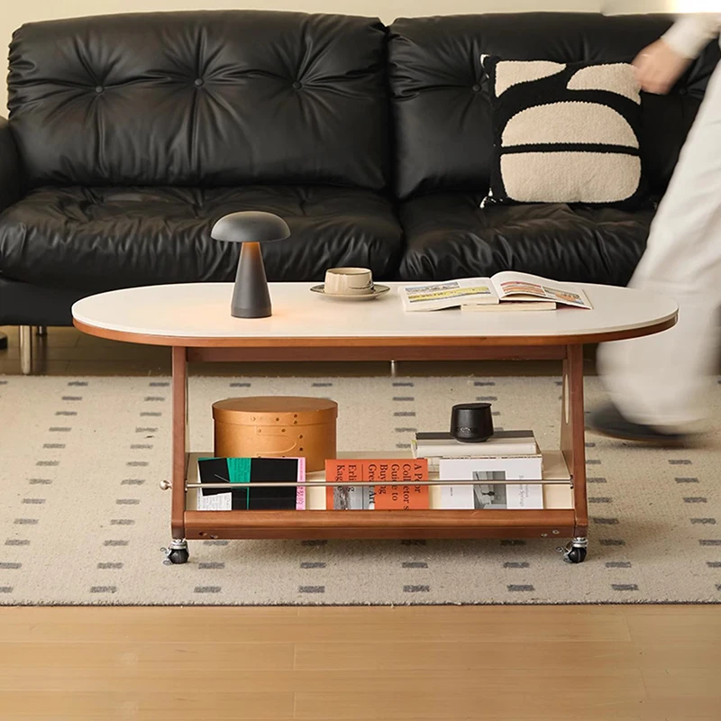 

Vintage Elegant Coffee Table Exquisite Minimalist Classic Aesthetic Coffee Table Durable Sturdy Meubles De Maison Furniture Home
