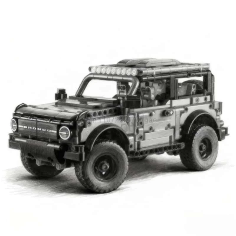 

2025 New Lima SUV building block model assembly technology building block series toys children adult Christmas gifts