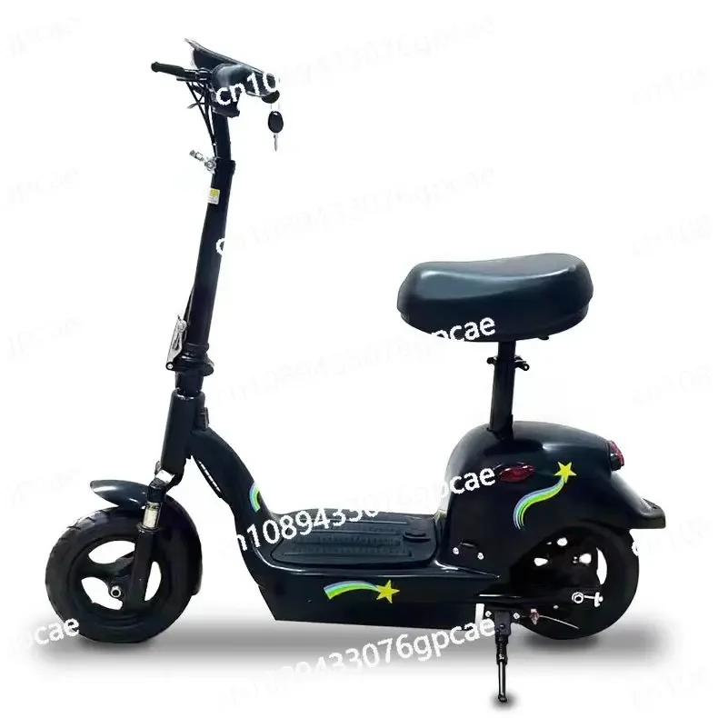 Electric Vehicle Mini Folding Men's and Women's Scooter Small Two-Wheeled Battery Car Lightweight Lithium Battery Scooter