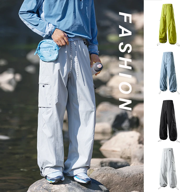 

Spring And Autumn New Casual Pants 2026 Men's And Women's Trendy Brand Loose Sports Water-Repellent Overalls Outdoor Hiking