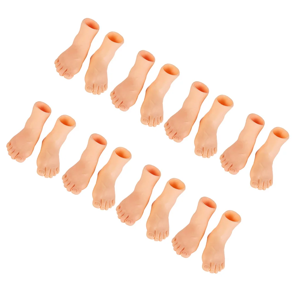 16 Pcs Hands Feet Funny Supplies Teaching Body Puppet Human Cognitive Tool Kids Toys 3d