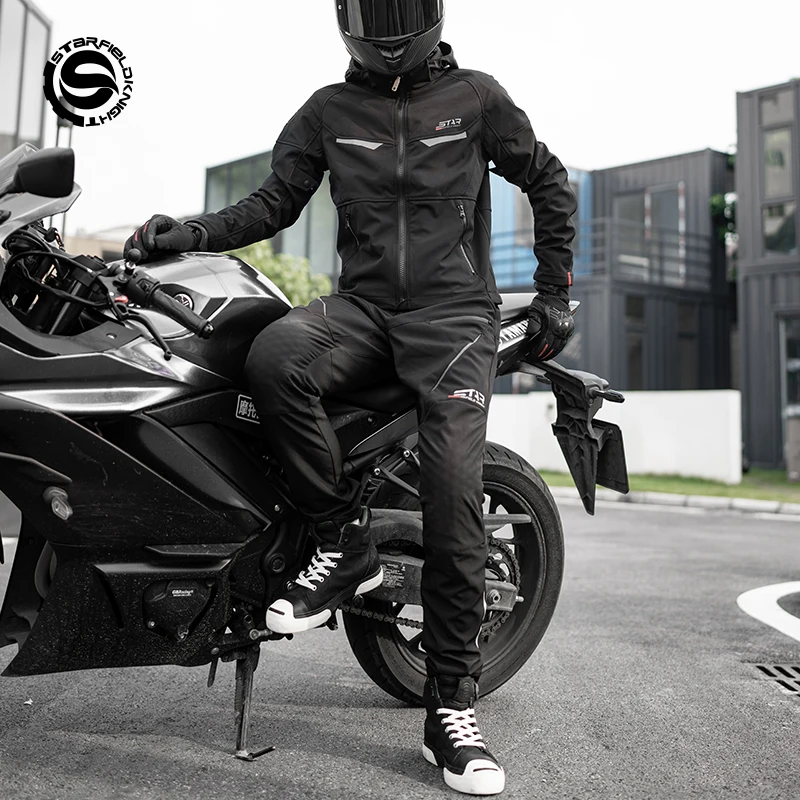 SFK мотоциклетные брюки туристические зимние теплые брызгозащищенные водонепроницаемые брюки оборудование с CE защитной броней аксессуары для шестерен