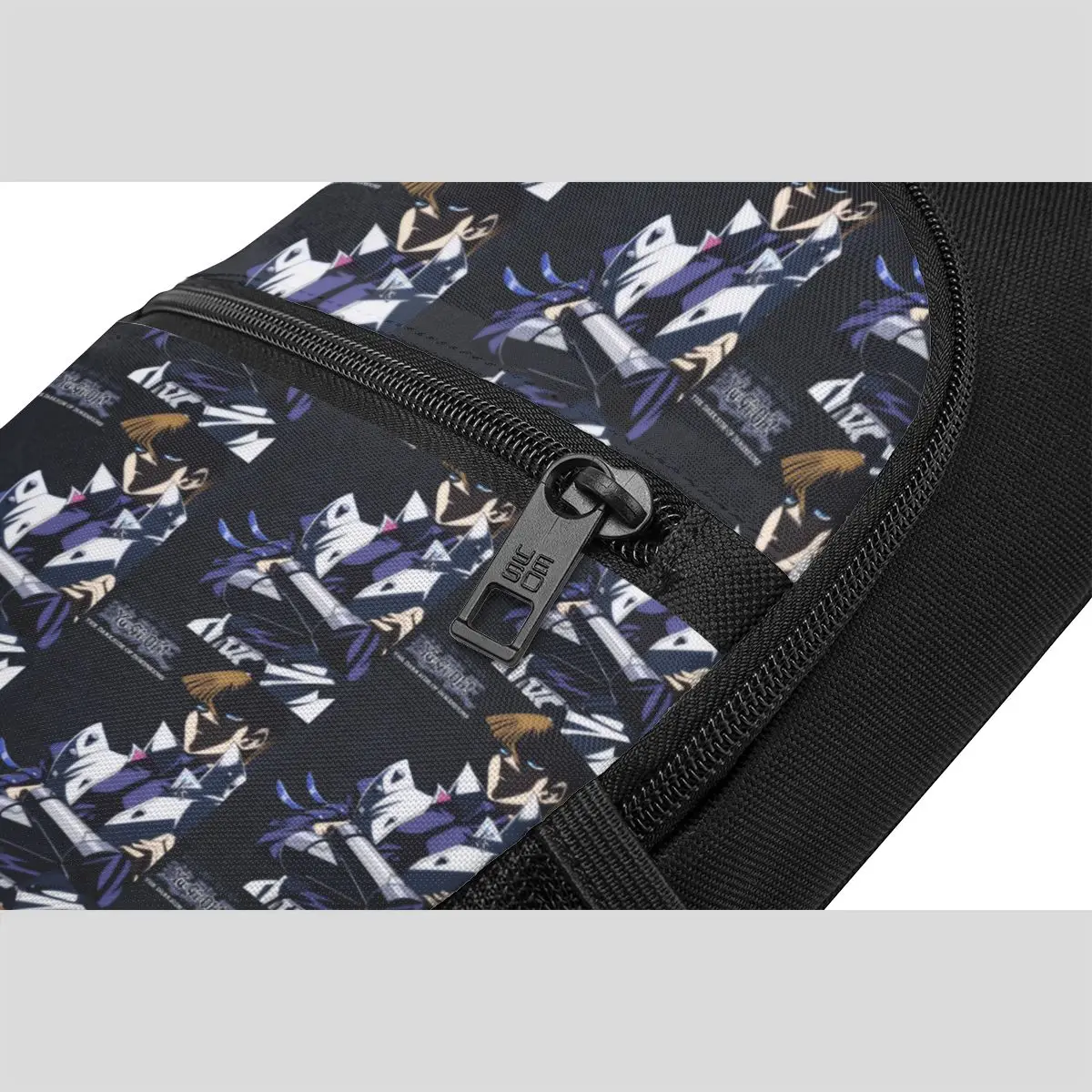 Blue-Eyes White Dragon Japanese Anime Yu-Gi-Oh Chest Bag Men Sling Crossbody Backpack Chest Bag Travel Daypack Shoulder Bag
