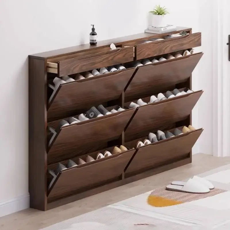 Lock Organizer Shoe Cabinet Entrance Minimalist Nordic Space Saving Shoe Rack Designer Armario De Zapatos Living Room Furniture