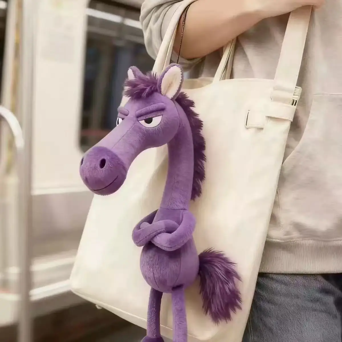 2026 Arrogance Pony Keychain for Women Bag Pendant Decor Cute Plush Horse Car Keychain Party Gift Key Ring Keychain Accessories