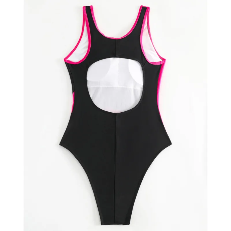 Summer 2024 Sexy One Piece Swimsuits Closed Women Swimwear Sports Push Up Swimming Wear Body Bathing Suit Beachwear Pool Bather