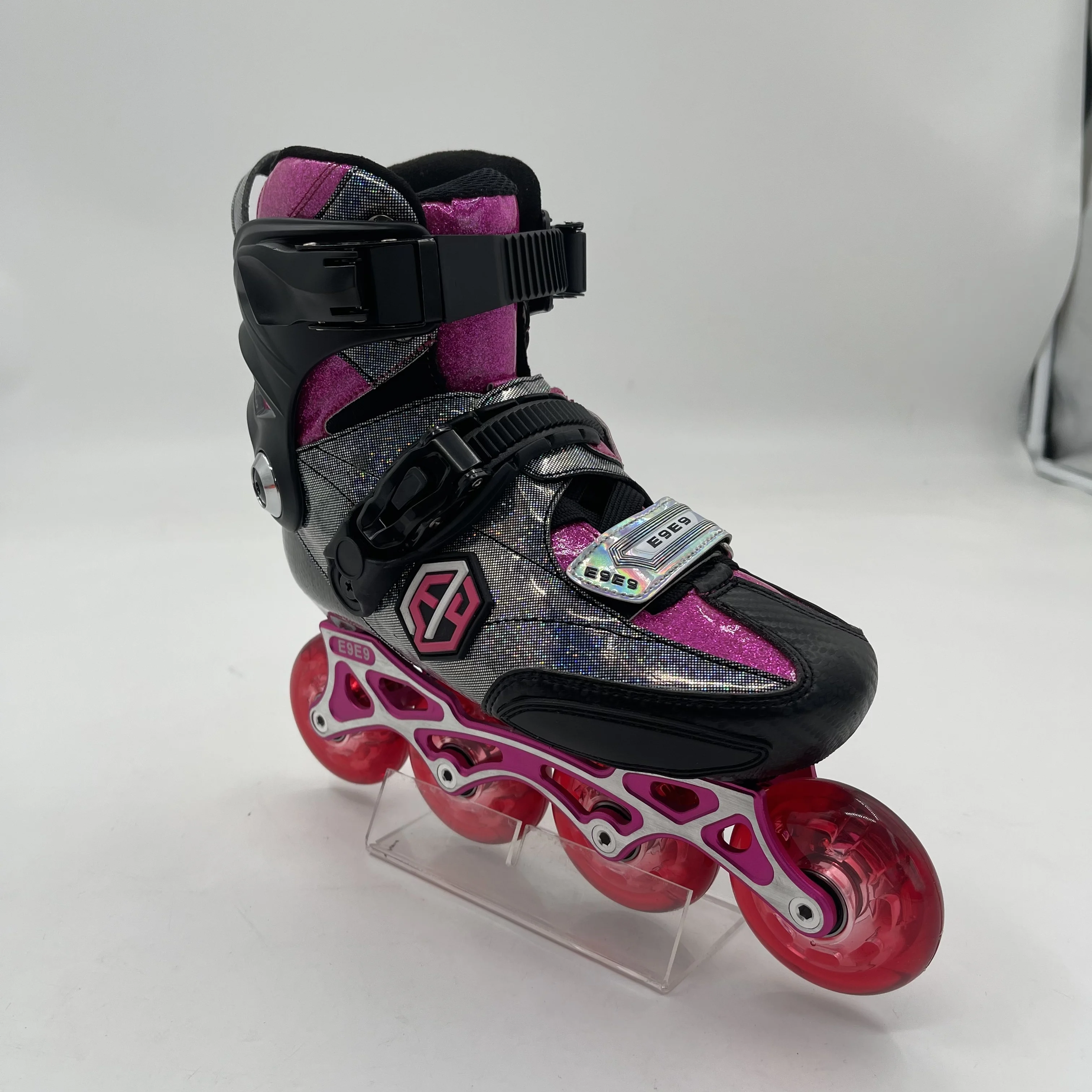 Speed Skates Adult Carbon Fiber Racing Speed Skates Shoe sliver carbon fiber professional inline skates